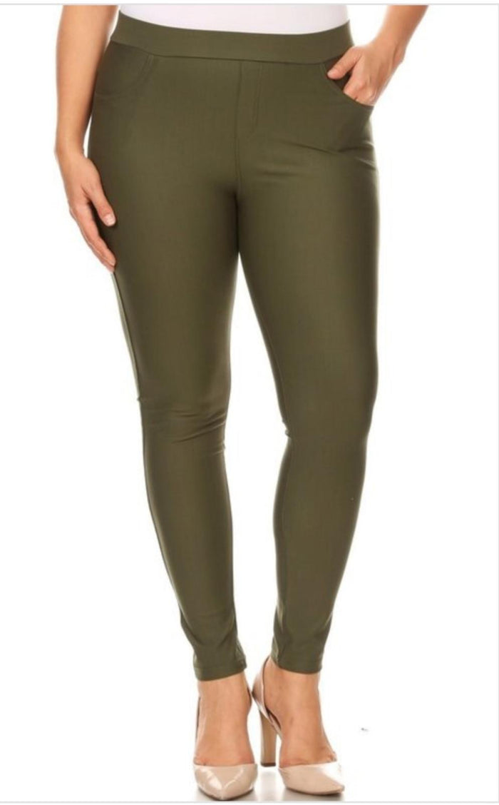 Slim Pants (Olive)