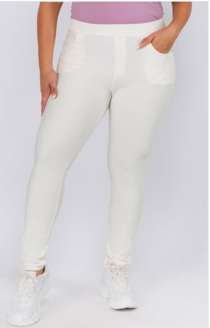 Slim Pants (White)