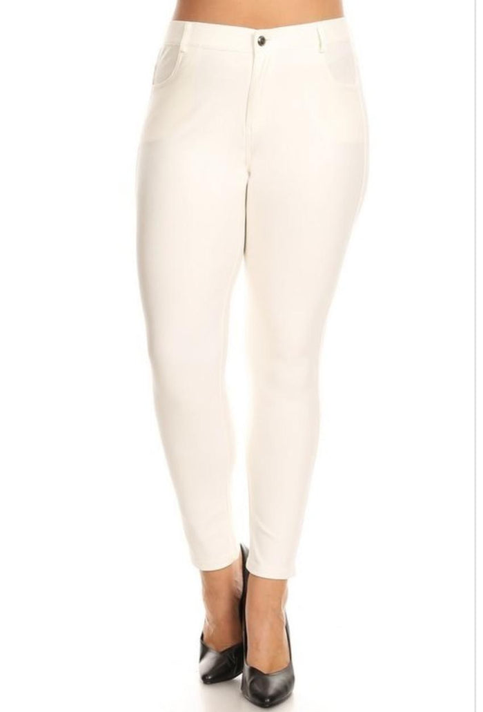 White Skinny Pants