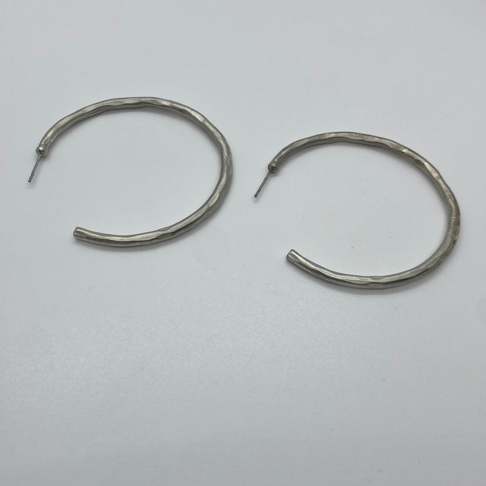 Silver big Earrings