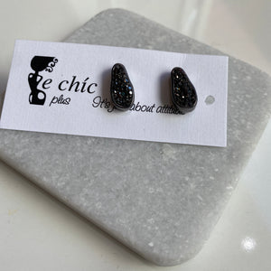 Little Rock Earrings (Grey)