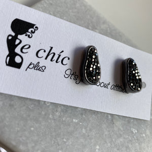 Little Rock Earrings (Grey)