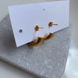 Small Golden Hoop Earrings