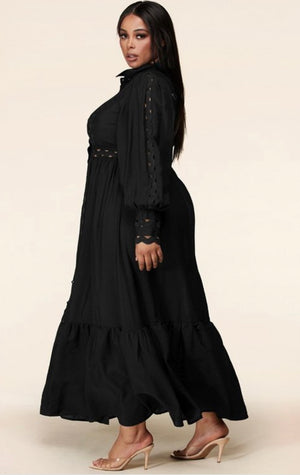 Celebrate (Black) - Maxi dress