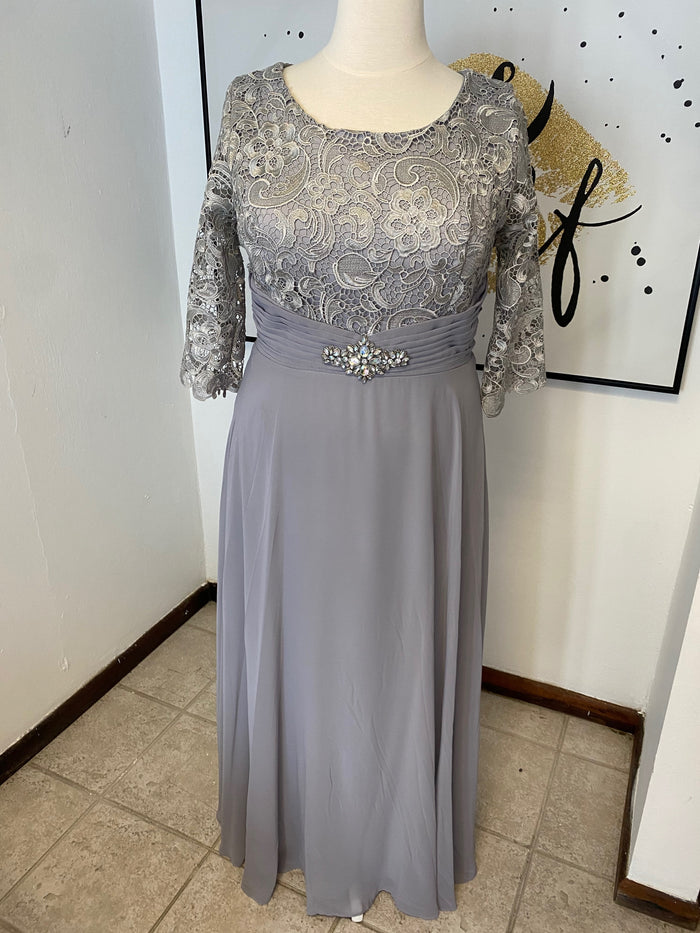 Sarah Fashion (Silver) - Formal Dress