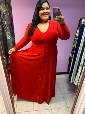 Maga (Red) - Maxi Dress