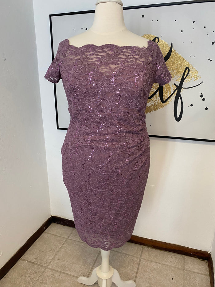 Shine (Mauve) - Formal Dress