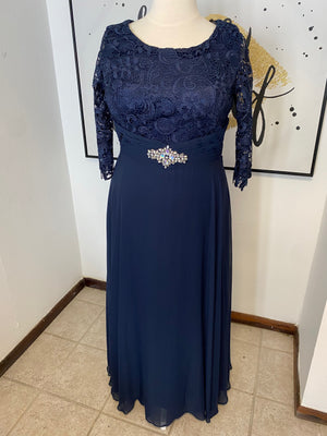 Sarah Fashion (Navy) - Formal Dress