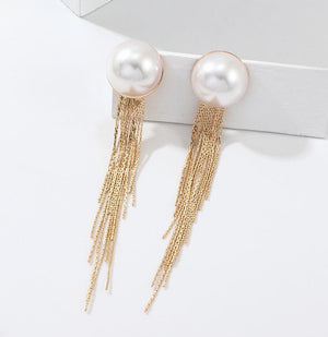 Pearl long Earrings