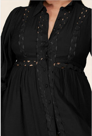 Celebrate (Black) - Maxi dress