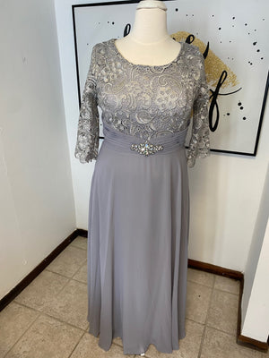 Sarah Fashion (Silver) - Formal Dress