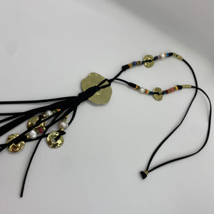 Rainbow necklace (Black)