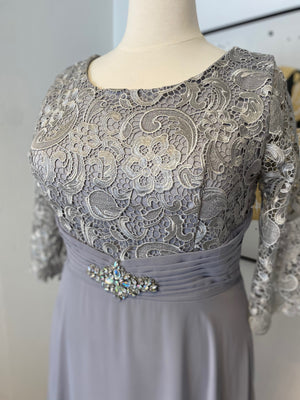 Sarah Fashion (Silver) - Formal Dress