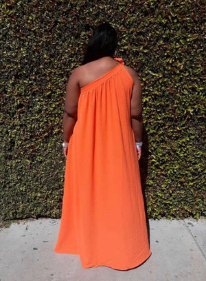 Stella (Orange) - Maxi Dress